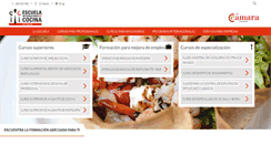 Desktop Screenshot of escuelainternacionaldecocina.com